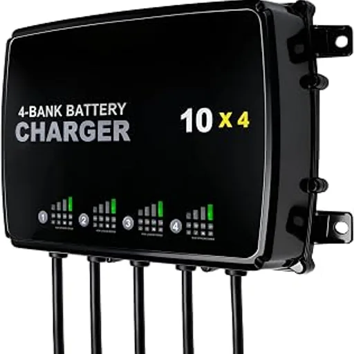 4 Bank Marine Battery Charger