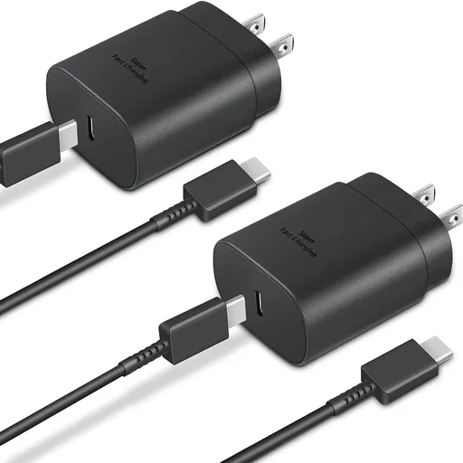 Type C Charger Fast Charging 2-Pack 25W Long 6FT USB C Cable
