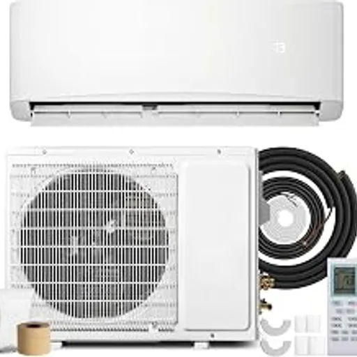 Tehanld 12000 BTU Mini Split Air Conditioner, 17 SEER2 115V Energy Efficient AC Inverter Air Conditioner & Heater Pump System, Cools Up to 750 Sq.Ft, Complete I