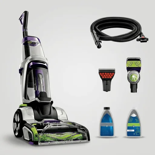 BISSELL ProHeat 2X Revolution Pet Pro Plus, 3588F, Upright Deep Cleaner, 30-minute Dry Time, Dual Dirt Lifter Powerbrush, Hose & Tool Attachment, Pet Upholstery and Tough Stain Tool Included