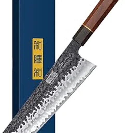 HOSHANHO9 Inch Kiritsuke Chef Knife, Japanese Hand Forged Kitchen Knife