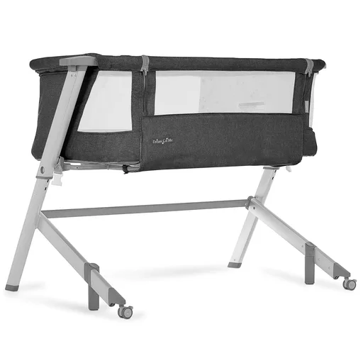 Dream On Me Skylar Bassinet & Bedside Sleeper, Adjustable Height, Black