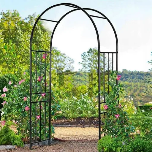 LDAILY Moccha Garden Arch Arbor Trellis