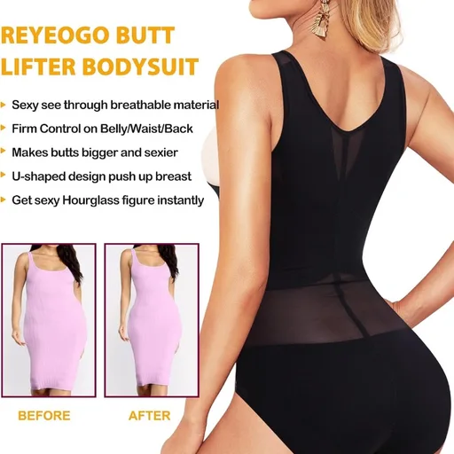 Shapewear Bodysuit for Women Tummy Control Waist Trainer Body Shaper Girdle