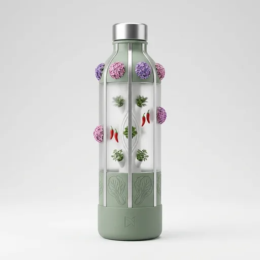 BAOSHISHAN 7 Layer 28 Pods Hydroponic Growing Tower with Foldable LED Light | Durable ABS Space-Saving Tower, Smart Water Circulation, Year-Round Indoor Veggies, Herbs & Fruits, Beginner-Friendly Kit