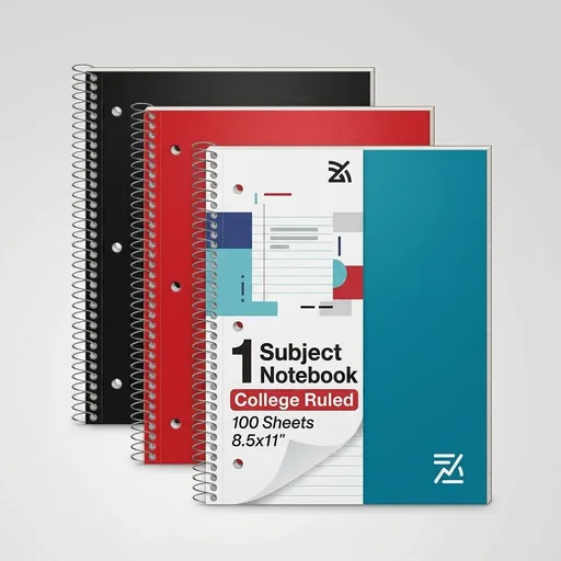 Dunwell College Ruled Spiral Notebooks