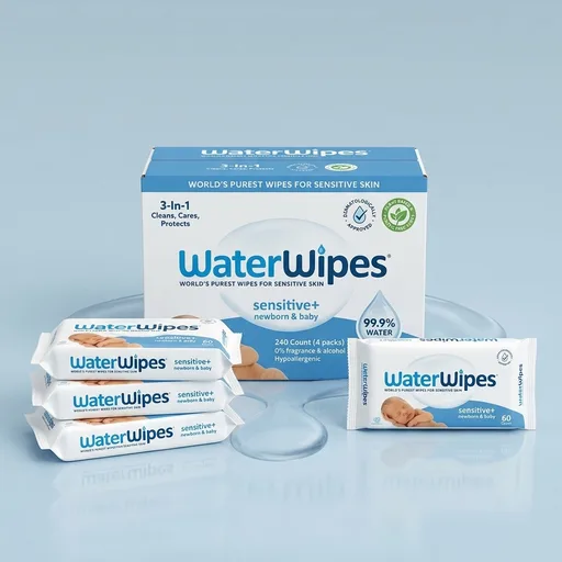 WaterWipes Sensitive+ Newborn & Baby Wipes