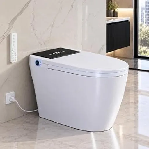 Smart Toilet with Built-in Bidet
