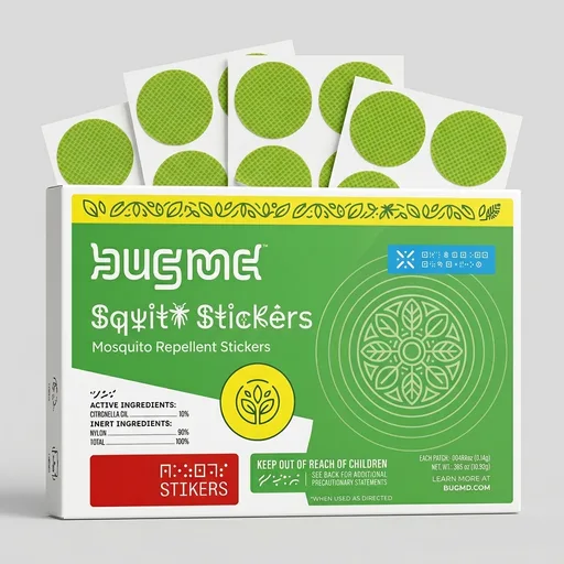 BugMD Squito Stickers - Mosquito Repellent Patches for Adults