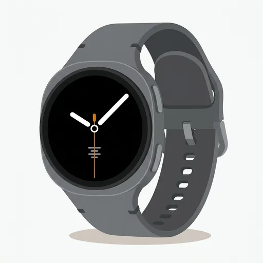 Samsung Galaxy Watch 8 (2025) 40mm Bluetooth Smartwatch, Cushion Design, Fitness Tracker, Sleep Coaching, Running Coach, Energy Score, Heart Rate Tracking, Graphite [US Version, 2 Yr Warranty]