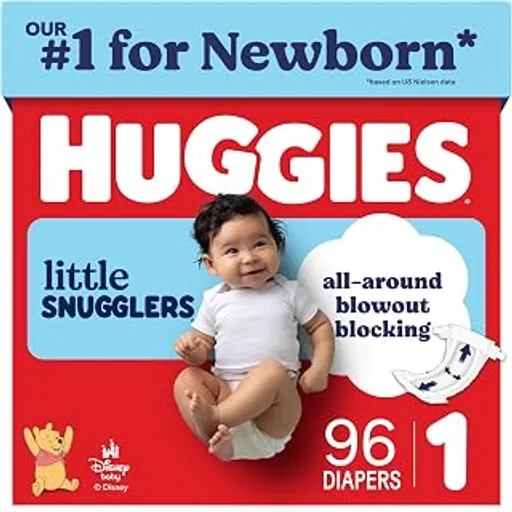 Huggies Little Snugglers Diapers Size 1, 96 Count