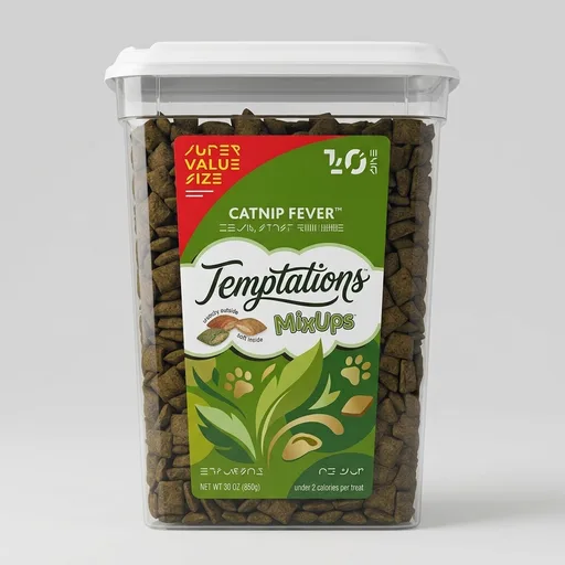 Temptations MixUps Crunchy and Soft Cat Treats, Catnip Fever