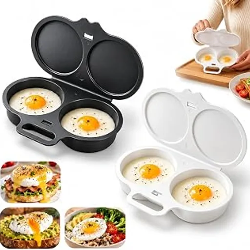 Dual Cavity Microwave Egg Poacher