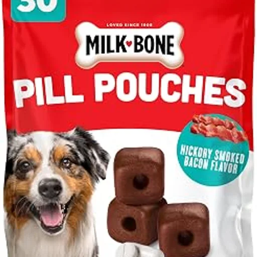 Milk-BonePill Pouches, Hickory Smoked Bacon Flavor, 30 Pill Pouches