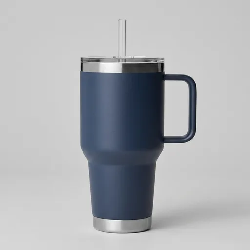 YETIRambler 35 oz Straw Mug 2.0 - Double-Wall Vacuum Insulation for Cold Beverages – Dishwasher Safe – Cupholder Compatible – Reusable Straw – Comfortable Grip