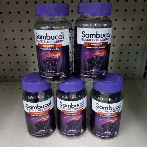 Sambucol Black Elderberry Advanced Immune Gummies
