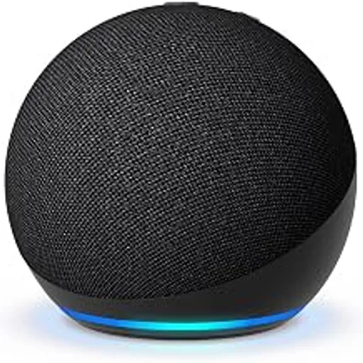 AmazonEcho Dot - Vibrant sounding speaker, Designed for Alexa+, Great for bedrooms, dining rooms and offices, Charcoal
