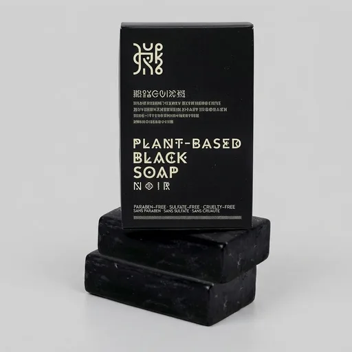 Dr. Natural Black Bar Soap - Gentle Moisturizing Soap Bar - Anti Acne and Blemishes - Moisturizing, Pore Cleanser - Natural African Body Wash - 2 pcs