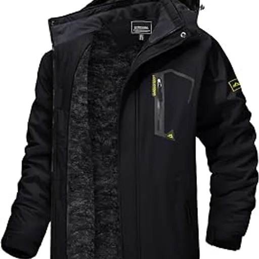 TACVASENMen's Winter Skiing Jackets Waterproof Thermal Snowboard Coats