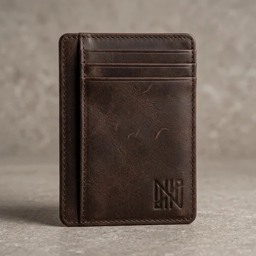 TravelamboSlim Wallet Front Pocket Minimalist Leather RFID Blocking Medium Size