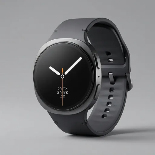 Samsung Galaxy Watch 8 (2025) 44mm Bluetooth Smartwatch, Cushion Design, Fitness Tracker, Sleep Coaching, Running Coach, Energy Score, Heart Rate Tracking, Graphite [US Version, 2 Yr Warranty]