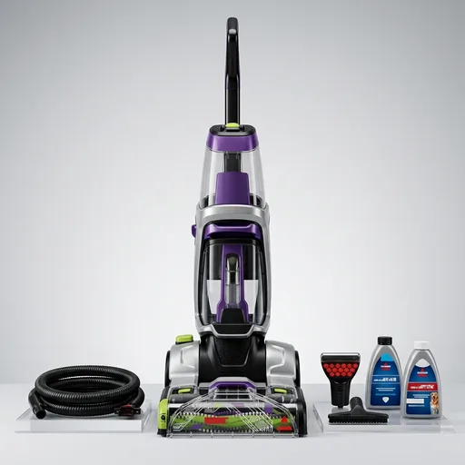 BissellProHeat 2X Revolution Pet Pro Plus Carpet Cleaner, 3588F | Dual Dirt Lifter Powerbrush; hose & tool attachment; pet upholstery tool; upright deep cleaner
