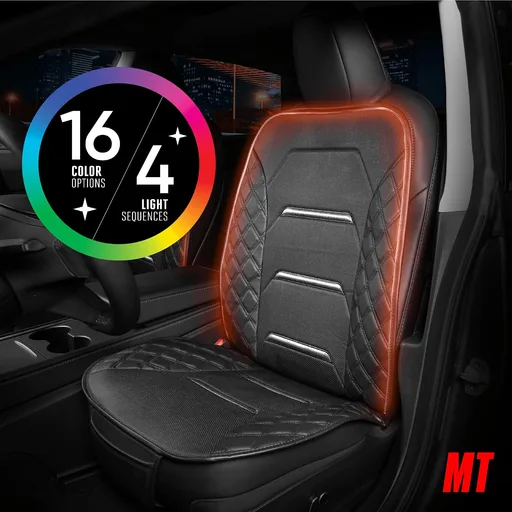 Motor Trend RGB LED Car Seat Protector