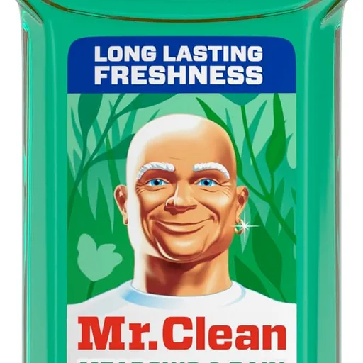 Mr. Clean All Purpose Cleaner, Floor Cleaner for Mopping Home, Bathroom, & Kitchen, Cleaning Liquid for Mop & Bucket, Cleaning Supplies, Multi-Surface Dilutable, Meadows & Rain, 41oz