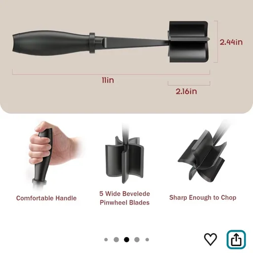 PGYARD Meat Chopper Hamburger Grinder, Kitchen Smasher for Ground Beef