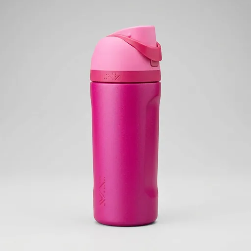 Owala FreeSip Kids Stainless Steel Water Bottle 16 oz Read My Lips