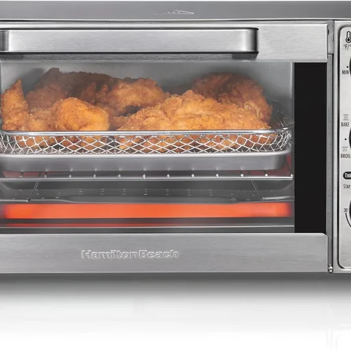 Hamilton Beach 4 Slice Countertop Air Fryer Toaster Oven Combo