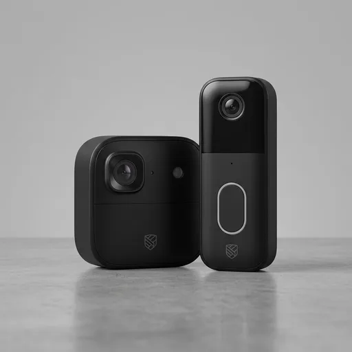 Blink Outdoor 2K+ and Video Doorbell – Two-year battery life, smart detection, Sync Module Core included – 1 Camera + Video Doorbell (Black)