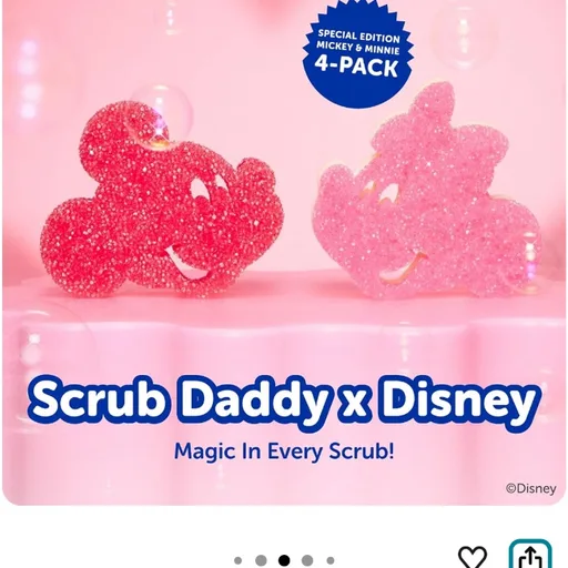 Scrub Daddy Mickey & Minnie Mouse Dish Sponges