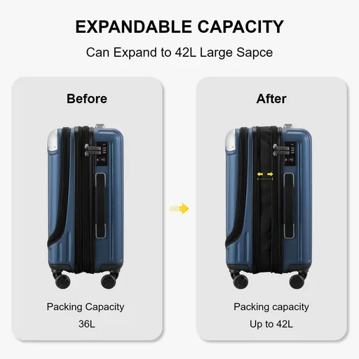 LEVEL8 Grace Carry-On Luggage