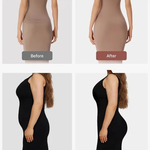 OEAK Womens Tummy Control Shapewear Seamless Girdle High Waisted Shapewear