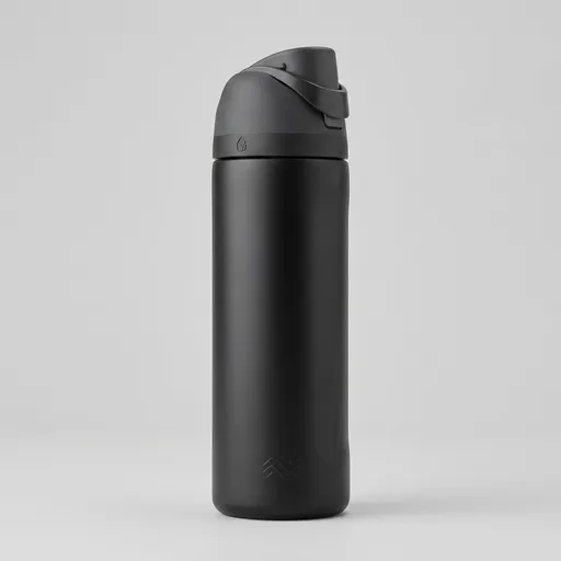 OwalaFreeSip Stainless Steel Water Bottle 24 oz Very, Very Dark