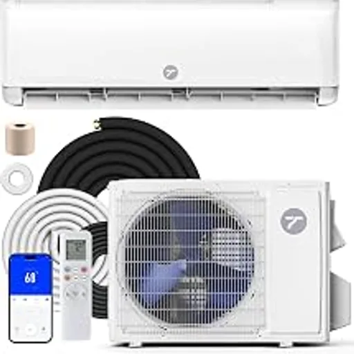 9000 BTU Mini Split Air Conditioner, 115V 22 SEER2 AC & Heat Pump