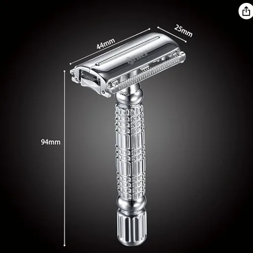 BAILI BD179 Butterfly Open TTO Double Edge Safety Razor