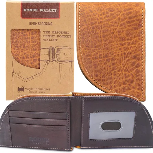 Genuine Bison Leather Wallet for Men