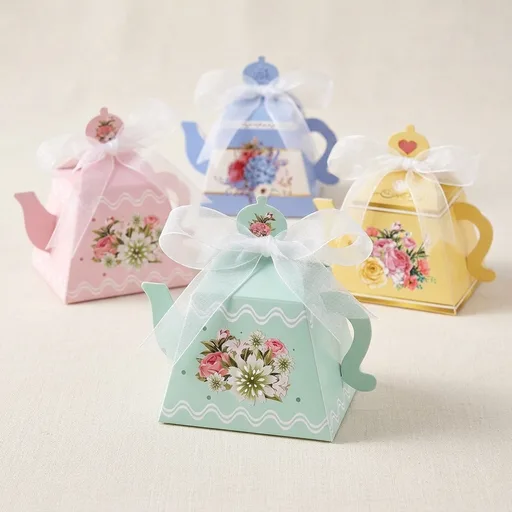 Seajan Tea Party Favor Boxes