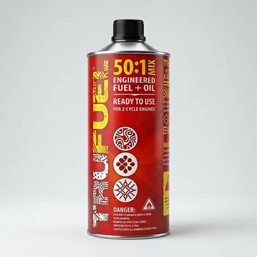 TruFuel Pre-Blended 2-Cycle Fuel for Outdoor Equipment - 32 oz. (2-Pack, 50:1)