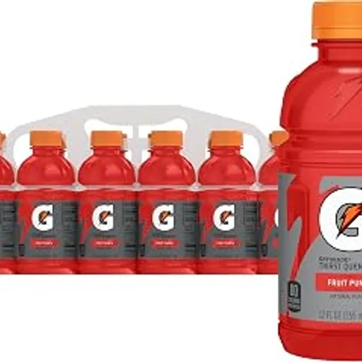 Gatorade Thirst Quencher,Fruit Punch, 12 Fl Oz (Pack of 12)
