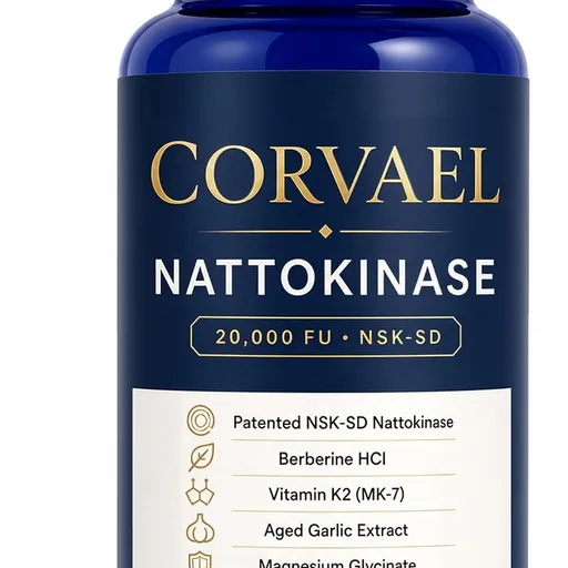 Corvael Nattokinase 20,000 FU Capsules