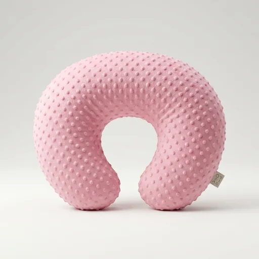 ESEN Baby Nursing Pillow and Body Positioner for Breast Feeding and Bottle Feeding, Ultra Soft Baby Breastfeeding Pillows with Removable Nursing Pillow Cover for More Support for Mom and Baby (Pink)