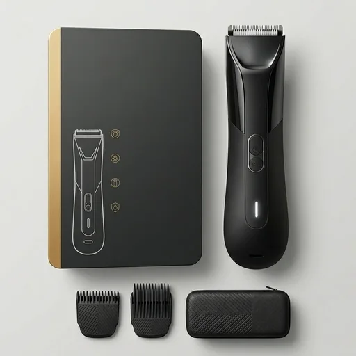 MANSCAPED® The Lawn Mower® 4.0 PRO - Groin & Body Hair Trimmer, Updated SkinSafe® Trimmer Blade, Waterproof Wet/Dry Groomer, USB-C & Wireless Charging Compatible, Men’s Ball Shaver with Travel Lock