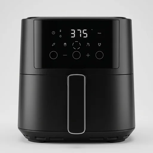 Chefman Air Fryer – 4 QT Compact Airfryer for Quick & Easy Meals in Minutes, Features Hi-Fry Technology for Extra Crisp, Touchscreen Controls with 4 Presets, Nonstick & Dishwasher Safe Basket - Black