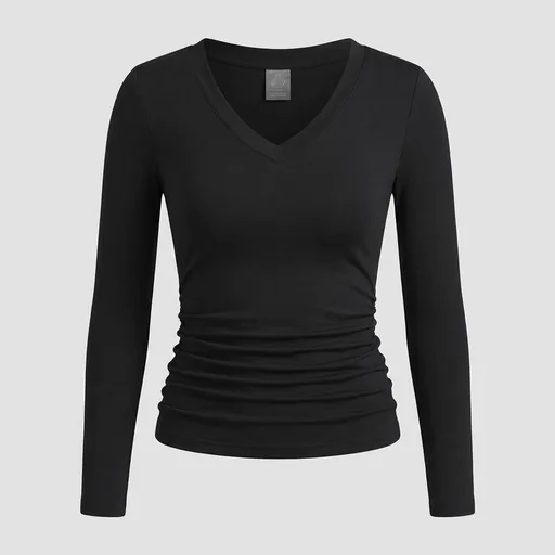 Trendy Queen Womens Long Sleeve Shirts 2026 Fall Fashion Basics Crop Tops