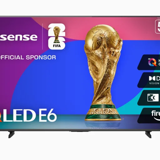 Hisense55"³ E6 Cinema series HI-QLED 4K UHD Smart fire Tv