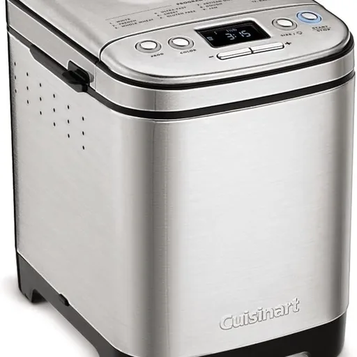 Cuisinart Bread Maker Machine, Stainless Steel, 12 Programs, Up to 2 lbs