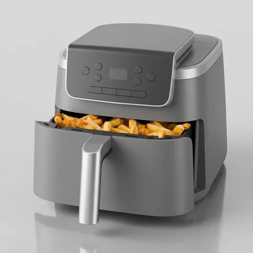 Ninja Air Fryer with Air Crisp | 5 QT Capacity fits up to 4lbs of Fries | 4-in-1 Pro Air Fry, Roast, Reheat, Dehydrate | 400°F Max Temp | 1750 Watts | W/Nonstick Basket & Crisper Plate | Grey | AF141